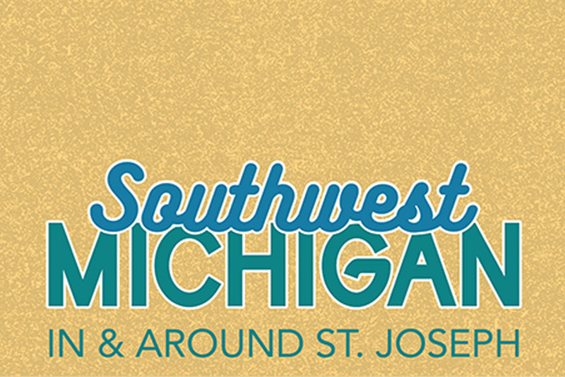 A graphic for advertising beach communities of Southwest Michigan.